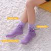 FNOVCO Kids Merino Wool Hiking Socks Toddlers Boys Girls Cozy Thermal Winter Thick Warm Crew Socks 6 Pairs (8-12 Years, Cute Cat) view 2