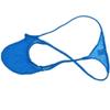 OROCOJUCO Men's Jacquard Thong String Micro Bikini Mini T-Back Sexy Pouch Underwear L Blue view 2