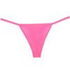 OROCOJUCO Men's Enlarge Pouch Jacquard Thong String Underwear Micro Bikini Mini T-Back XL Pink view 1