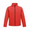 Regatta Mens Ablaze Printable Softshell Jacket (XL) (Black/Black) view 2