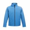 Regatta Mens Ablaze Printable Softshell Jacket (XL) (Black/Black) view 4
