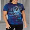 Liquid Blue unisex adult Grateful Dead Mystical Stealie Celestial Tie Dye Tee T Shirt, Tie Dye, Large US view 3