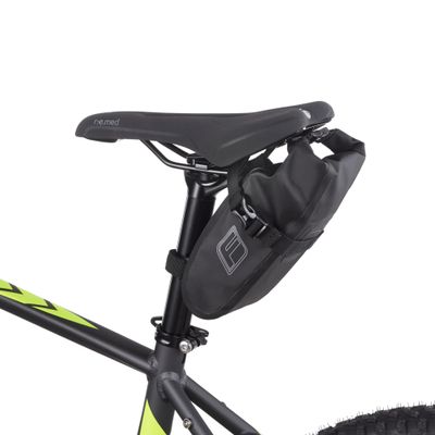 fischer Unisex_Adult Wasserdicht Saddle Bag, Black, M