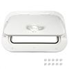 Five Oceans Boat Hatch, Marine Access Hatch, Rectangle Boat Hatch Lids, Locking Slam Latch System for Boat Yacht, 15-11/16" x 12-7/8", Off-White - FO2347 view 1