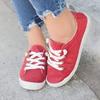 Forever Link Comfort-01 Women's Classic Slip-On Comfort Fashion Sneaker,Red,10 view 2