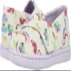 TOMS Alpargata Tiny Girls' Infant-Toddler Slip On 6 M US Toddler White-Rainbow view 1