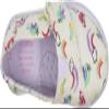 TOMS Alpargata Tiny Girls' Infant-Toddler Slip On 6 M US Toddler White-Rainbow view 2
