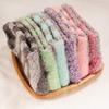 BambooMN Women's Extra Large Soft Fuzzy Warm Cozy Comfy Fuzzy Plush Cute Striped Slipper Socks - Assortment A - 4 Pairs view 4