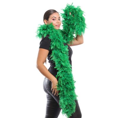ZUCKER Feather Chandelle Boa - (72 Inch) Heavy Feather Boas for Adults - Roaring 20's Costume, Mardi Gras Party Boa