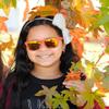 Kids Matte Frame Polarized Mirror Lens Sunglasses Protect Child's Eyes Red view 4