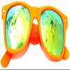 Kids Polarized Mirror Lens Sunglasses Orange mat view 2