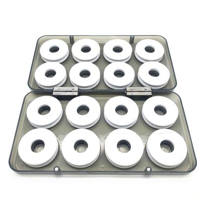 LDEXIN 16pcs Fishing Line Spool Case Holder Fly Fishing and Rigging Foam Spools Sponge Organizer Storage Accessories for Fishing Snell Leader Rig