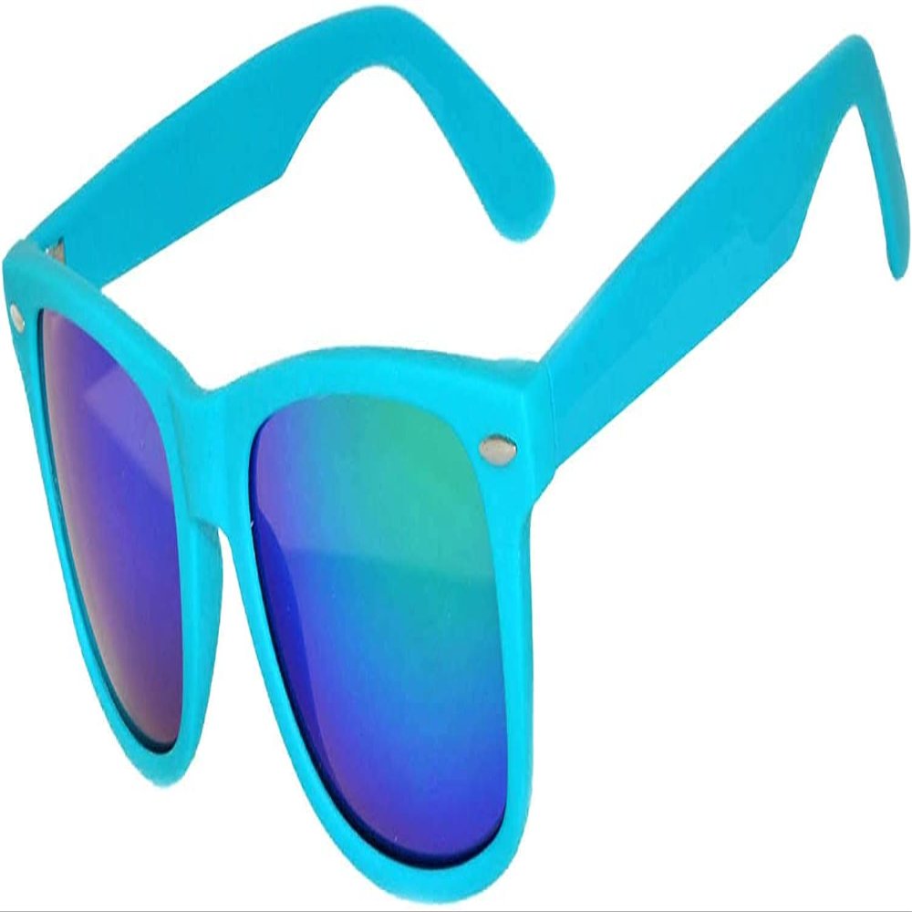 Kids Matt Frame Polarized Mirror Lens Sunglasses Protect Child's Eyes turquois