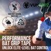 VukGripz Legacy Red Baseball Bat Grip Tape - Softball Bat Tape Grip, Non-Slip, Reusable, Boosts Speed & Control, Durable, Thin Grippy Wrap for Baseball or Softball Players, Made in The USA view 4