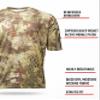 Kryptek Mens Valhalla 2 Short Sleeve, Lightweight Camo Hunting Shirt view 3
