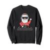 Christmas Sweatshirt Deejay Design Santa DJ House Music view 1