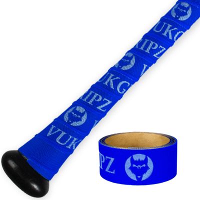 VukGripz Legacy Blue Baseball Bat Grip Tape - Non-Sticky, Friction-Based, Moisture-Wicking Softball Bat Tape Grip, Non-Slip, Reusable, Boosts Speed & Control, Durable Grippy Wrap, Made in USA