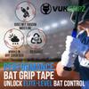 VukGripz Legacy Blue Baseball Bat Grip Tape - Non-Sticky, Friction-Based, Moisture-Wicking Softball Bat Tape Grip, Non-Slip, Reusable, Boosts Speed & Control, Durable Grippy Wrap, Made in USA view 4