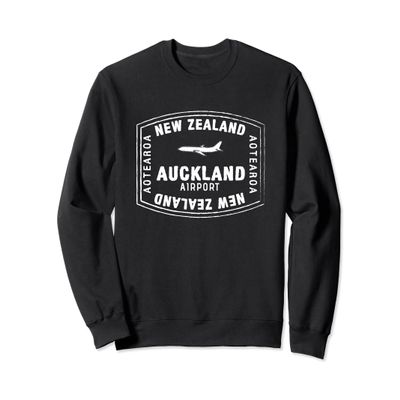 Auckland New Zealand Passport Stamp Vacation Sweatshirt