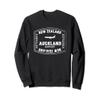 Auckland New Zealand Passport Stamp Vacation Sweatshirt view 1