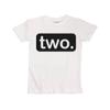 2nd Birthday Shirt boy 2 Year Old Toddler Kids Outfit Second Two t-Shirt Party (White, 3 Years)