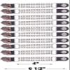 Dream Apparel 10 Pcs Per Set Deadman Hand Vest Extender Double Biker Chain Chrome Chain view 1