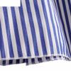 Dawery Womens Elegant Striped Midi Skirt Faldas Mujer Elastic Waist Pleated Ladies Summer Office Wear Mid Calf Chic Skirts L view 4