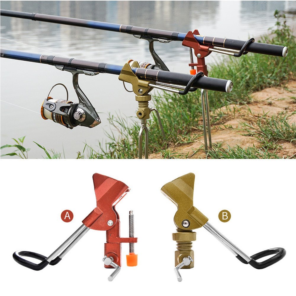 Fishing Ground Rod Holder Bracket Practical Detachable Bank Fishing Support Stainless Steel Outdoor Angle Pole Fishing Ground Stand Holder
