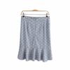 Womens Sweet Ruffles Dot Pattern Mini Skirt Back Zipper Pleated Office Lady Work Wear Ladies Casual Chic Mermaid Skirts S view 3