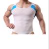 BRAVE PERSON Men's Fitness Sports Swimming Tights Sexy Jumpsuits Shapewear Bodysuits K01-03 (M / 28"-32'', 01 White) view 1
