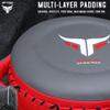 Mytra Fusion Boxing Round Pad Kickboxing Coach Training Punching Focus Mitts for Martial Arts, MMA & Muay Thai, Strike Boxing Focus Pads for Speed, Focus & Accuracy (Grey/Red) view 4