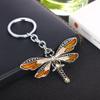 Dragonfly Jewellery Keychain with Charm (Champagne) view 2
