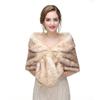 Adonis Pigou Women's Faux Fur Wraps Bridal Shawls Ladies' Stoles Cape Shrug 2018 view 1