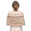 Adonis Pigou Women's Faux Fur Wraps Bridal Shawls Ladies' Stoles Cape Shrug 2018 view 4