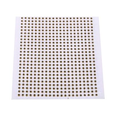 Alomejor Fishing Lure Eyes, Realistic 3D DIY Bait Eyes, 500PCS Artificial Eyes for Freshwater Saltwater Pier Boat Fishing