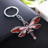 Dragonfly Keychain Jewellery Keychain Dragonfly Charm Keychain (Red) view 2