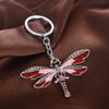 Dragonfly Keychain Jewellery Keychain Dragonfly Charm Keychain (Red) view 3