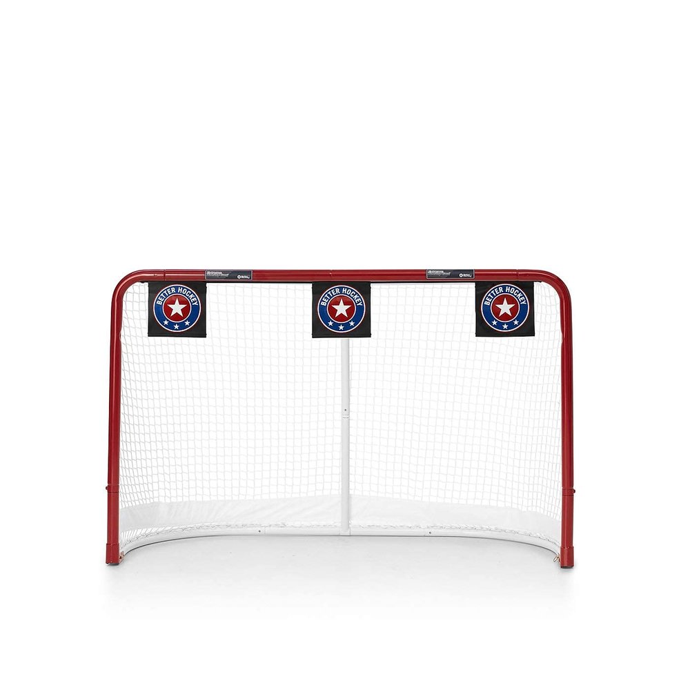 Better Hockey Extreme Goal Targets - Sharp Shooting Training Aid - Helps You Score More Goals - Installed in Seconds - Fits Any Regulation Size Nets - Used by The Pros