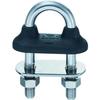LINDEMANN WICHARD U Bolt Waterproof AISI305CU with Rubber Collar 6 x 90mm Black view 1