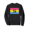 Pansexual Communism Hammer & Sickle Pride Flag Sweatshirt view 1