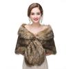 Adonis Pigou Women's Faux Fur Wraps Bridal Shawls Ladies' Stoles Cape Shrug 2018 view 1