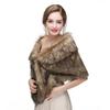 Adonis Pigou Women's Faux Fur Wraps Bridal Shawls Ladies' Stoles Cape Shrug 2018 view 2