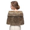 Adonis Pigou Women's Faux Fur Wraps Bridal Shawls Ladies' Stoles Cape Shrug 2018 view 4