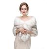 Adonis Pigou Women's Faux Fur Wraps Bridal Shawls Ladies' Stoles Cape Shrug 2018 view 1