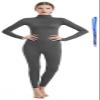 Full Bodysuit With Zipper Helper Womens Costume Without Hood and Gloves Socks Spandex Zentai Unitard (Medium, Dark Grey)
