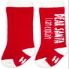 Pavilion Gift Company Dear Santa-0-12 Months Baby Knee Highs, Red, 0-12 M view 1