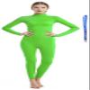Full Bodysuit With Zipper Helper Womens Costume Without Hood and Gloves Socks Spandex Zentai Unitard (XX-Large, Lime Green) view 1