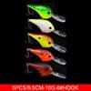 LENPABY Topwater Lures35 PCS Luyaminuo Mixed Bait Set 462GPopper Fishing Lures Set,Crankbait view 2