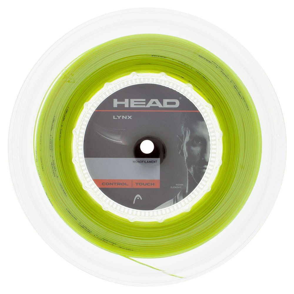 HEAD Lynx Tennis Racket String 660' Reel - 17 Gauge Monofilament Racquet String, Green