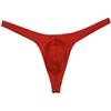 OROCOJUCO Men Low-Rise Bikini Pouch Thong Underwear Red XL view 1